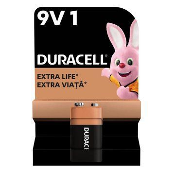 Батарейка крона Duracell 9V/6LR61 (1шт) 790160841 фото
