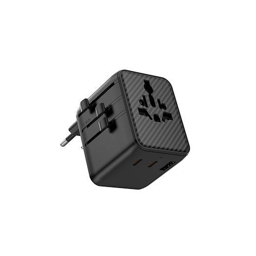 Сетевой фильтр WIWU 25W Warrior GaN Universal Adapter 2C1A Wi-UA011 Black 644853698 фото