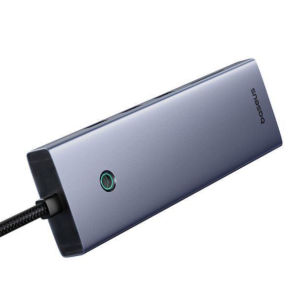USB-хаб Baseus UltraJoy Series 10-Port HUB Docking Station Space Grey（Type-C to HDMI4K@60Hz*1+VGA*1+USB 3.0*3+PD*1+RJ45*1+SD/TF*1+3.5mm*1） 834958171 фото