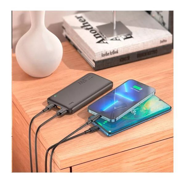 Зовнішній акумулятор HOCO J101 Astute 22.5W fully compatible power bank(10000mAh) White 456201573 фото