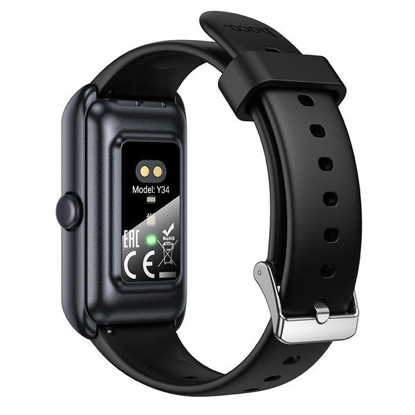 Смарт-годинник HOCO Y34 37mm. 180 mAh. IP67 Smart sports watch(call version) Silver 110059753 фото