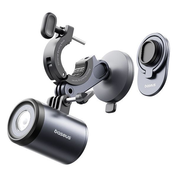Велодержатель для телефона Baseus PrimeTrip Series Dual-Color Bike Light 2-in-1 Set Cosmic Black 141738575 фото