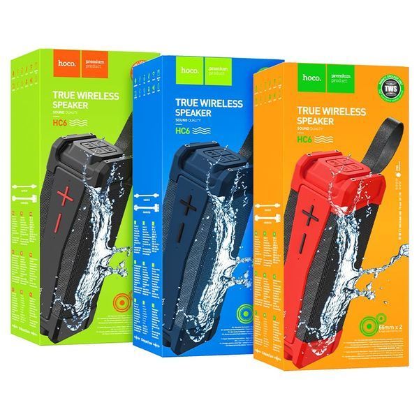 Портативна колонка HOCO HC6 Magic sports BT speaker, 10W*2, IPX6, Black 881746332 фото