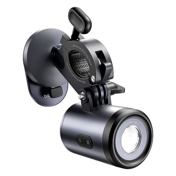 Велодержатель для телефона Baseus PrimeTrip Series Dual-Color Bike Light 2-in-1 Set Cosmic Black 141738575 фото