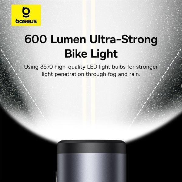 Велодержатель для телефона Baseus PrimeTrip Series Dual-Color Bike Light 2-in-1 Set Cosmic Black 141738575 фото