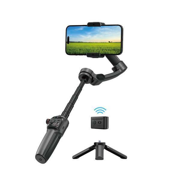 Триосьовий стабілізатор WIWU AI Smart Checking Gimbal PRO Wi-SE016 Black 112168988 фото