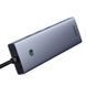 USB-хаб Baseus UltraJoy Series 10-Port HUB Docking Station Space Grey（Type-C to HDMI4K@60Hz*1+VGA*1+USB 3.0*3+PD*1+RJ45*1+SD/TF*1+3.5mm*1） 834958171 фото 5