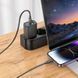Мережевий зарядний пристрій з кабелем HOCO N61 Gentle PD20W+QC3.0 charger set(C to iP) Black 307357999 фото 4