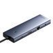 USB-хаб Baseus UltraJoy Series 10-Port HUB Docking Station Space Grey（Type-C to HDMI4K@60Hz*1+VGA*1+USB 3.0*3+PD*1+RJ45*1+SD/TF*1+3.5mm*1） 834958171 фото 6