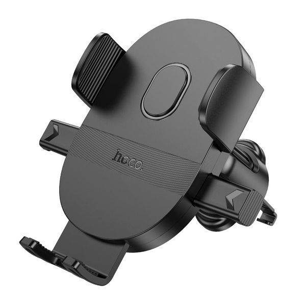Автодержатель для телефона HOCO H18 Mighty one-button car holder(air outlet) Black 309132079 фото