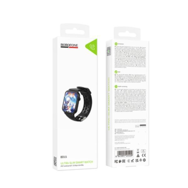 Смарт-часы BOROFONE BD15 46mm. 200 mAh. IP67 Smart watch(call version) silver 113009266 фото