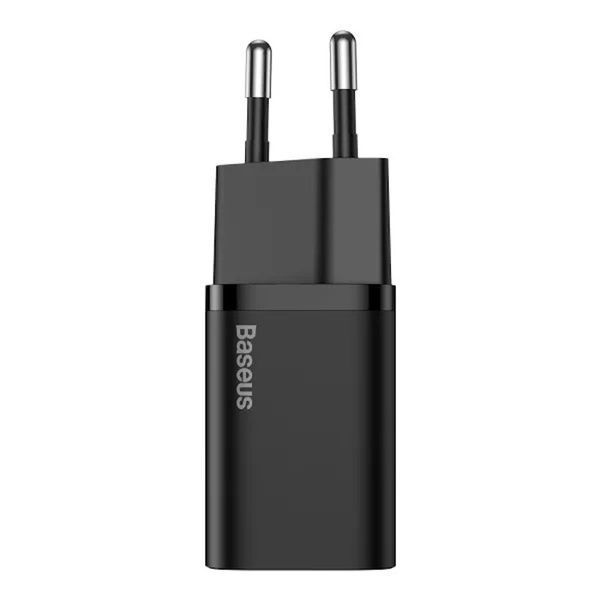 Мережевий зарядний пристрій Baseus Super Si Quick Charger 1C 25W EU Black 174523568 фото