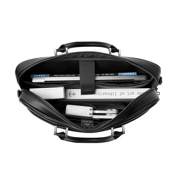 Сумка WIWU Master Fingerprint Lock Brief Case Black 991288272 фото