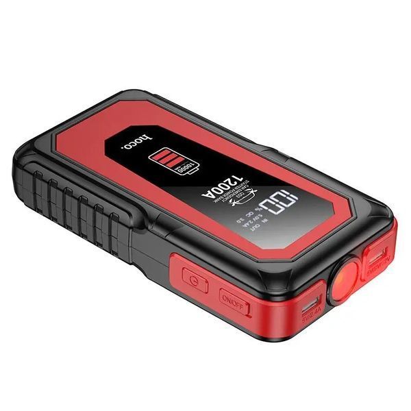 Автомобильное пуско-зарядное устройство HOCO QS3 Victory car emergency starter power bank (10000mAh) Black 767167113 фото