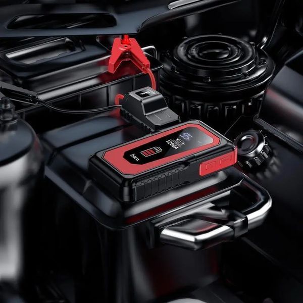 Автомобильное пуско-зарядное устройство HOCO QS3 Victory car emergency starter power bank (10000mAh) Black 767167113 фото