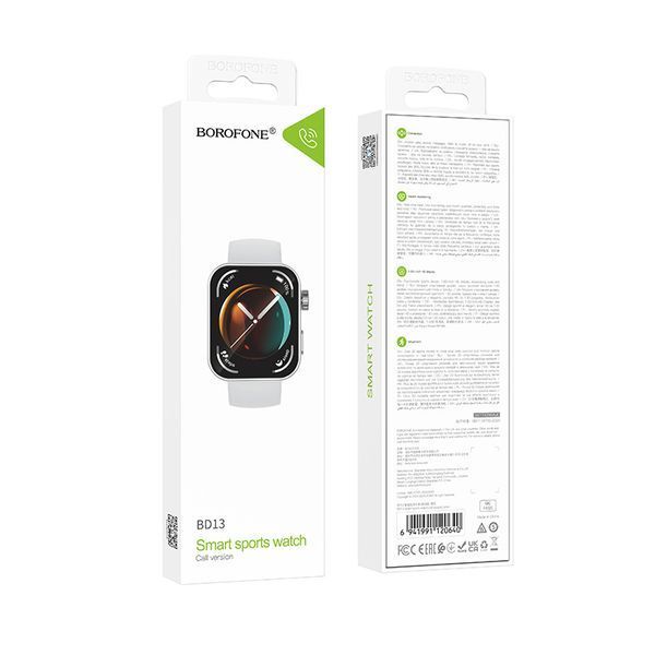 Смарт-годинник BOROFONE BD13 42mm. 230 mAh. Smart sports watch (call version) Silver 107113962 фото