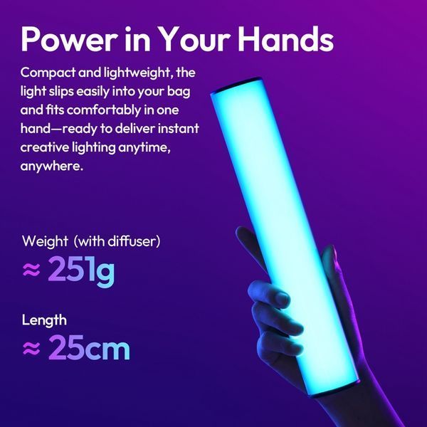 Лампа Ulanzi B15RGB 15W Tube Light 983941442 фото