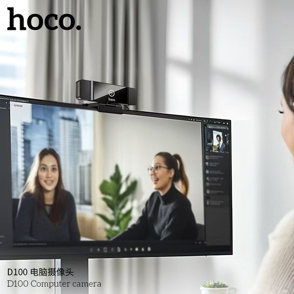 ВЕБ-камера HOCO D100 Computer camera Black 504216265 фото