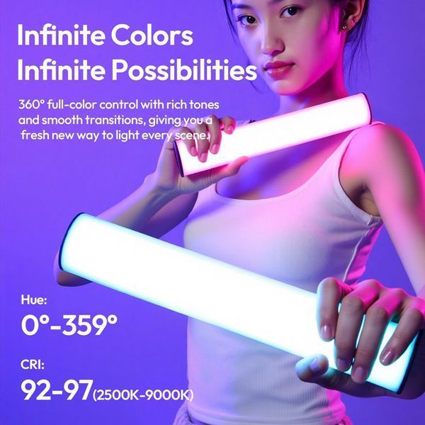 Лампа Ulanzi B15RGB 15W Tube Light 983941442 фото