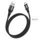 Кабель HOCO X50 USB to Micro 2.4A, 1m, nylon, aluminum connectors, Black 968452255 фото 5