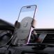 Автодержатель для телефона HOCO H18 Mighty one-button car holder(air outlet) Black 309132079 фото 7