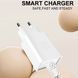 Мережевий зарядний пристрій з кабелем WUW-T82 Single USB home charger set micro 719148112 фото 3