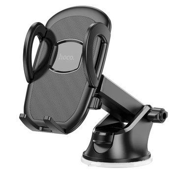 Автодержатель для телефона HOCO H9 General car holder(center console) Black 663567542 фото