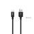 Кабель HOCO X14 USB to Type-C 3A, 1m, nylon, aluminum connectors, Black 595215807 фото