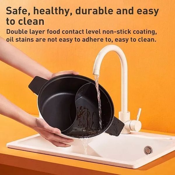 Двосекційна каструля Xiaomi ZHIWUZHU Mandarin duck pot (Mijia induction cooker special) 547115186 фото