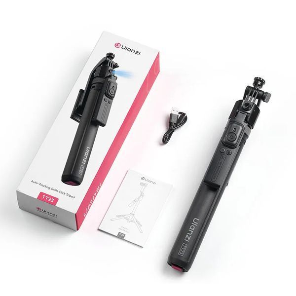 Штатив з автоматичним стеженням Ulanzi TT23 Auto-Tracking Selfie Stick Tripod Black 696101833 фото