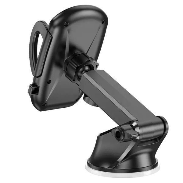 Автодержатель для телефона HOCO H9 General car holder(center console) Black 663567542 фото