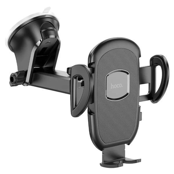 Автодержатель для телефона HOCO H9 General car holder(center console) Black 663567542 фото