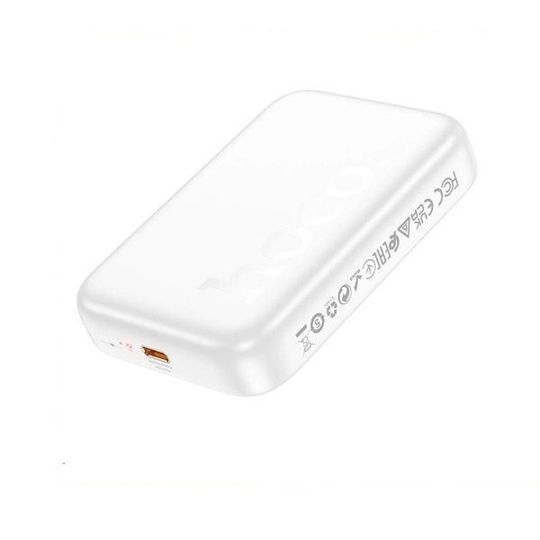 Зовнішній акумулятор HOCO J117A Esteem PD20W magnetic power bank(10000mAh) White 889062788 фото