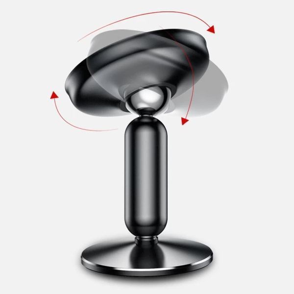 Автотримач для телефона Baseus Bullet On-board Magnetic Bracket Black 801758721 фото