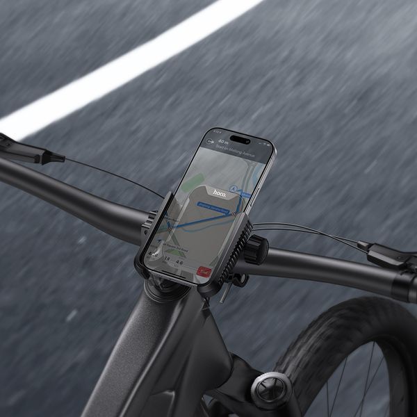 Вело/Мото тримач для телефона HOCO H91 Milly motorcycle bicycle universal holder Black 623463494 фото