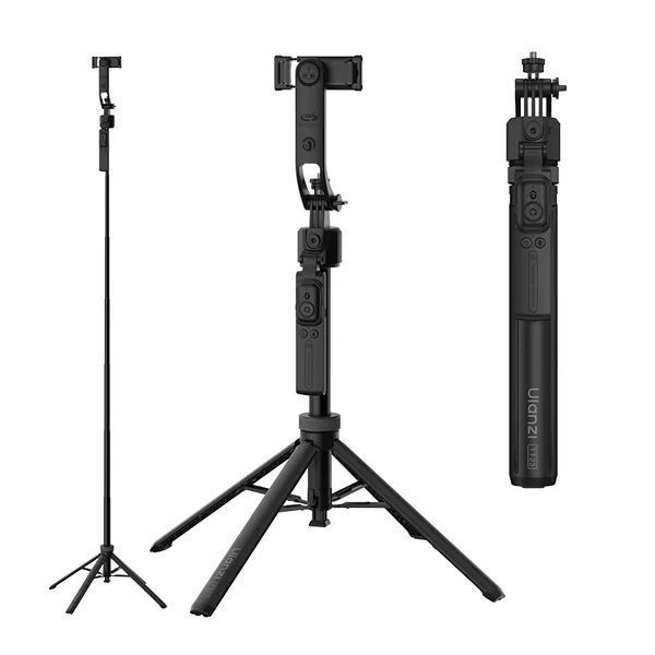 Штатив з автоматичним стеженням Ulanzi TT23 Auto-Tracking Selfie Stick Tripod Black 696101833 фото