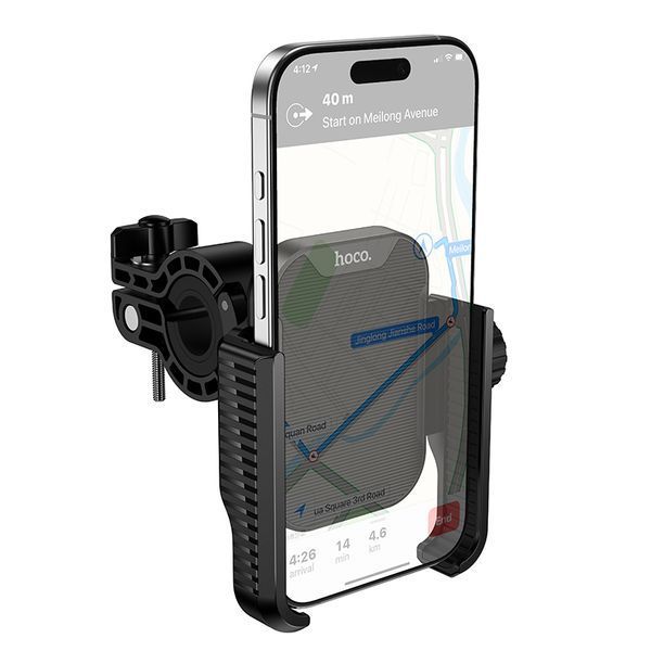 Вело/Мото тримач для телефона HOCO H91 Milly motorcycle bicycle universal holder Black 623463494 фото