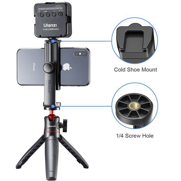 Тримач для телефону Ulanzi Vijim Horizontal and Vertical Phone Clip (UV-2120 ST-17) 104001821 фото