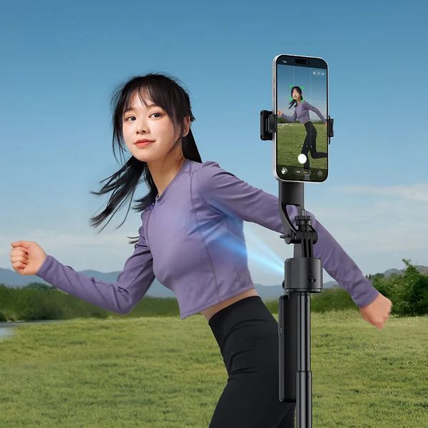 Штатив з автоматичним стеженням Ulanzi TT23 Auto-Tracking Selfie Stick Tripod Black 696101833 фото