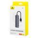 USB-хаб Baseus UltraJoy Series 4-Port HUB Lite 50cm Space Grey（USBA to USB3.0*4+Type-C5V） 778381228 фото 2