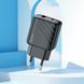 Мережевий зарядний пристрій з кабелем HOCO CS23A Sunlight dual-port PD30W+QC3.0 charger set (C to iP)(EU) Black 111124984 фото 7
