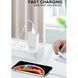 Мережевий зарядний пристрій з кабелем WUW-T82 Single USB home charger set type-c 114161760 фото 4