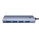 USB-хаб Baseus UltraJoy Series 4-Port HUB Lite 50cm Space Grey（USBA to USB3.0*4+Type-C5V） 778381228 фото 6