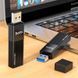 Кардрідер HOCO HB20 Mindful 2-in-1card reader(USB2.0) Black 208282794 фото 5