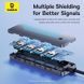 USB-хаб Baseus UltraJoy Series 4-Port HUB Lite 50cm Space Grey（USBA to USB3.0*4+Type-C5V） 778381228 фото 13
