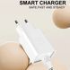 Мережевий зарядний пристрій з кабелем WUW-T82 Single USB home charger set type-c 114161760 фото 3