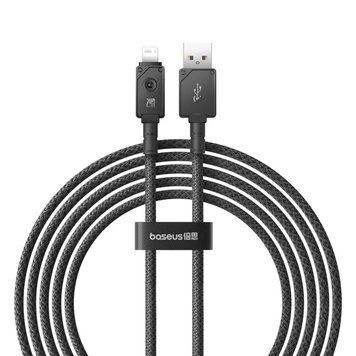 Кабель Baseus Unbreakable Series Fast Charging Data Cable USB to iP 2.4A 2m Cluster Black 277384279 фото
