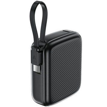 Зовнішній акумулятор ACEFAST M15-10000 PD20W power bank with cable Black 464698805 фото