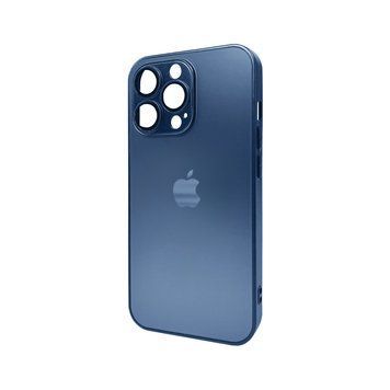 Чехол для смартфона AG Glass Matt Frame Color Logo for Apple iPhone 13 Pro Navy Blue 456228903 фото