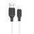 Кабель HOCO X90 Cool silicone charging data cable for iP White 117648859 фото
